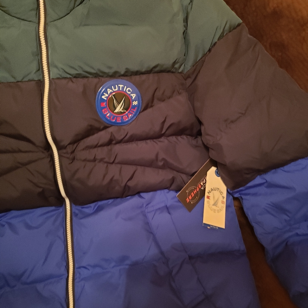 Nautica Mens Puffer Coat (Large) - Picture 5 of 9